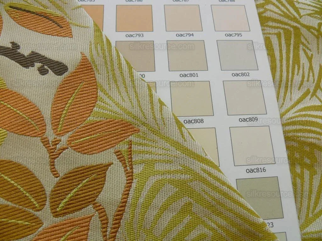 Kravet Coutour Imperial Kimono Silk Lampas Golden 1.5y