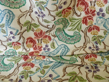 By Yd Clarence House Olana Linen Monkey Print