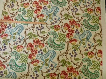 By Yd Clarence House Olana Linen Monkey Print