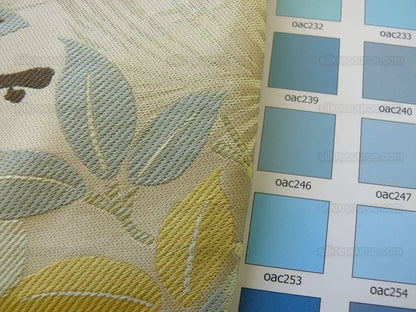 Kravet Coutour Imperial Kimono Ivory 100% Silk Lampas Porcelain Cream White Bty