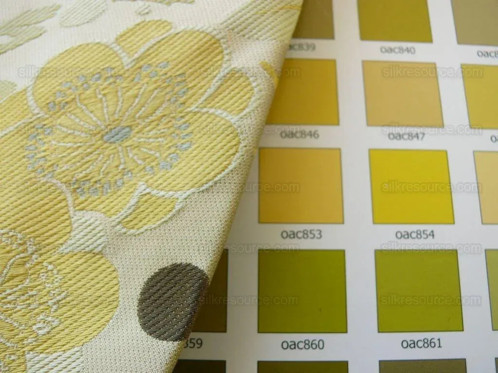 Kravet Coutour Imperial Kimono Ivory 100% Silk Lampas Porcelain Cream White Bty