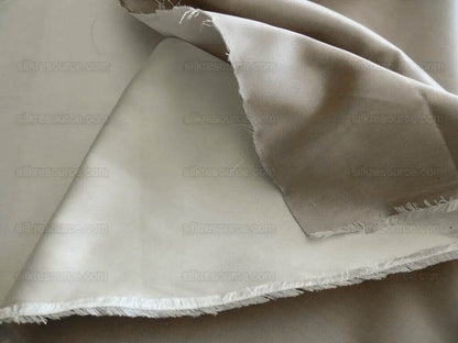 Clarence House Monceau Double Faced Duchess Satin Silk Cream/beige