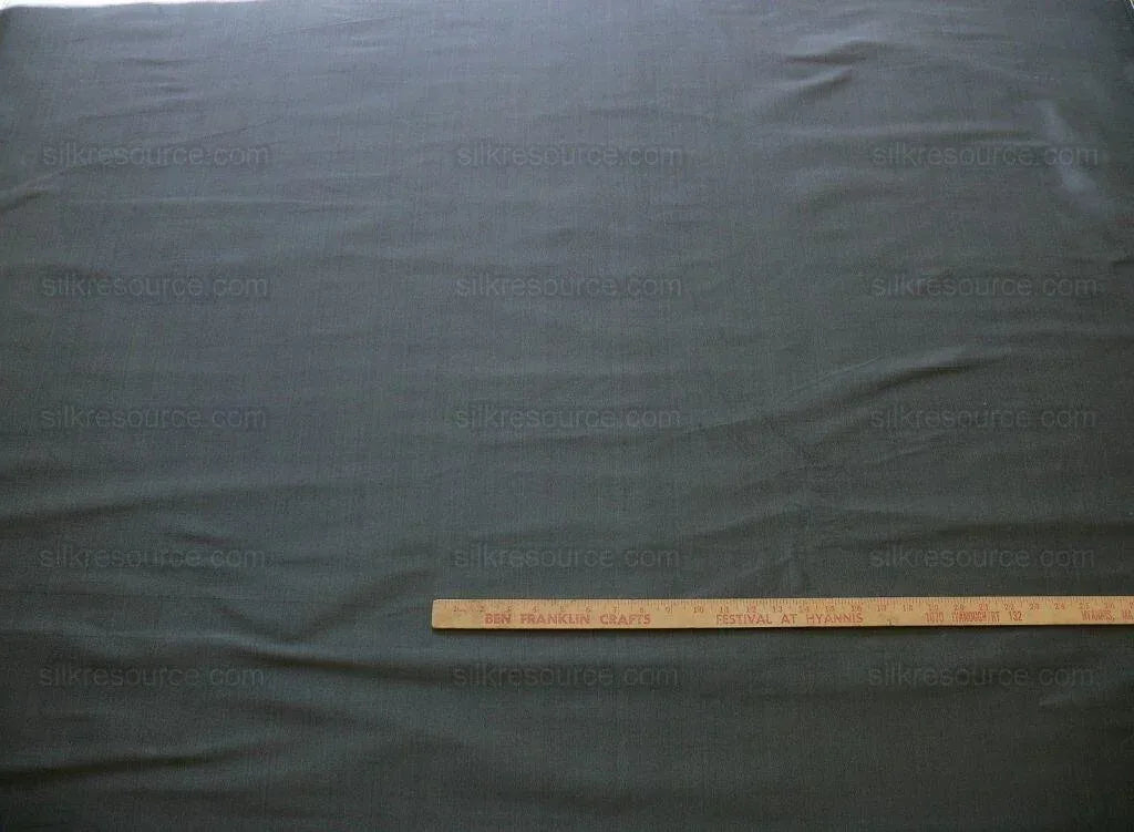 Clarence House Changeant Steel Charcoal Thick Taffeta Bty