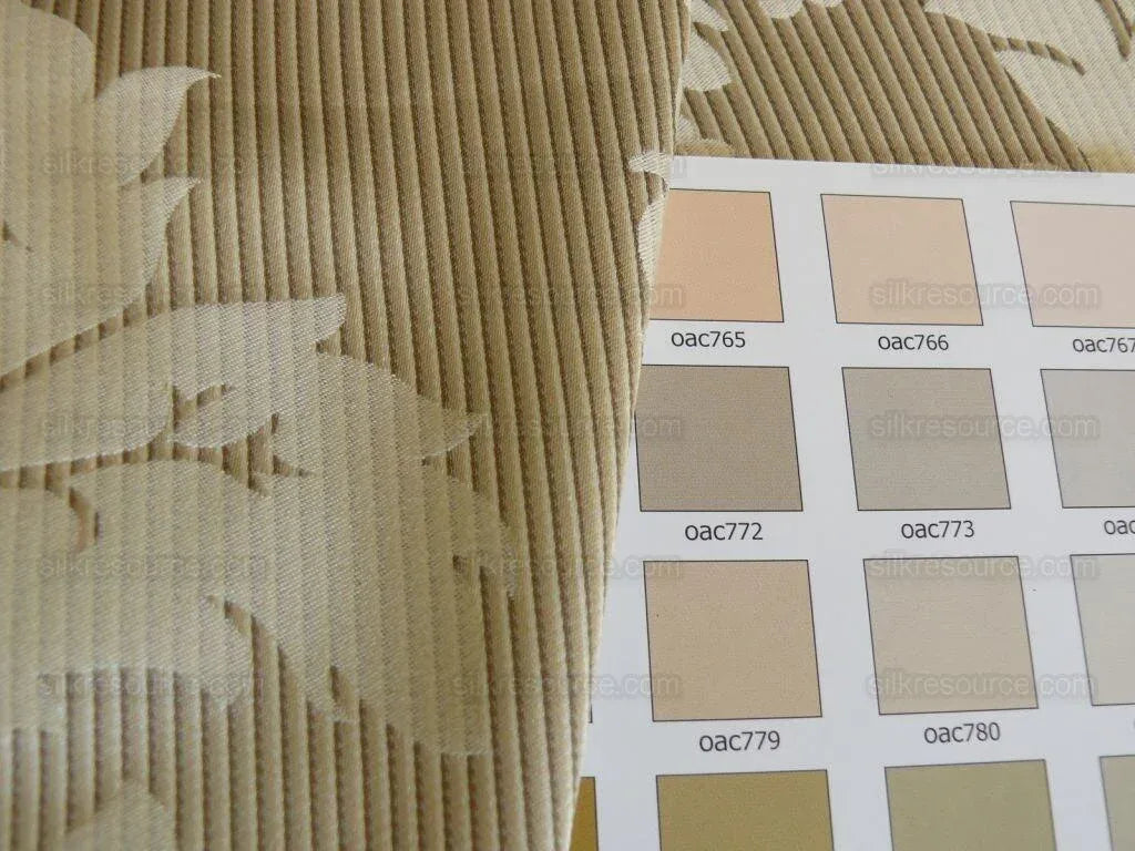 2.625y Scalamandre Colombine Striped Strie 100% Silk Damask Smoke Grey