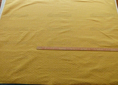 1yard Scalamandre Reveillon Unito Giallo Golden Clouds &amp; Dots Colony MSRP USD 405/Y