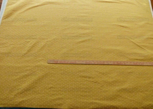 1yard Scalamandre Reveillon Unito Giallo Golden Clouds &amp; Dots Colony MSRP USD 405/Y