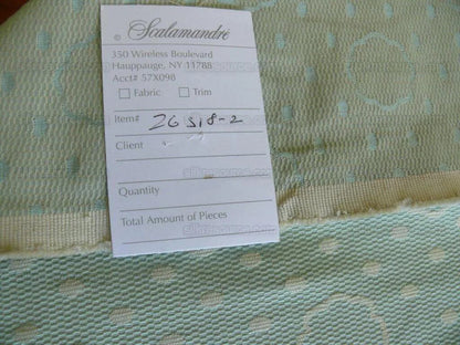 Scalamandre Reveillon Unito Cielo Aqua Blue Clouds &amp; Dots Colony MSRP USD 405/Y