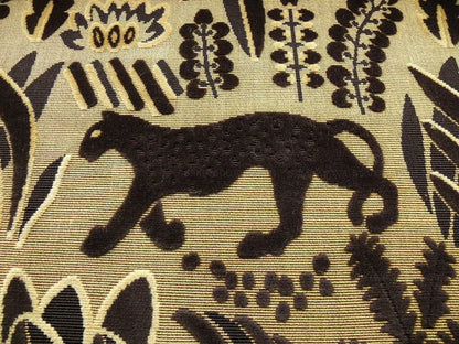 Clarence House Black Panther Cut Velvet 3.5+y