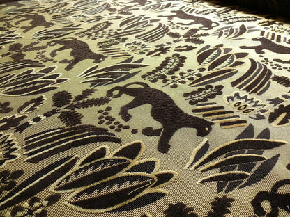 Clarence House Black Panther Cut Velvet 3.5+y