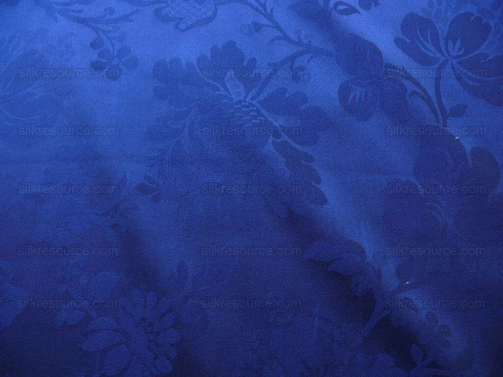 Kravet Stunning Damask Jacobean Floral In Deep Indigo Blue Bty MSRP USD150/y