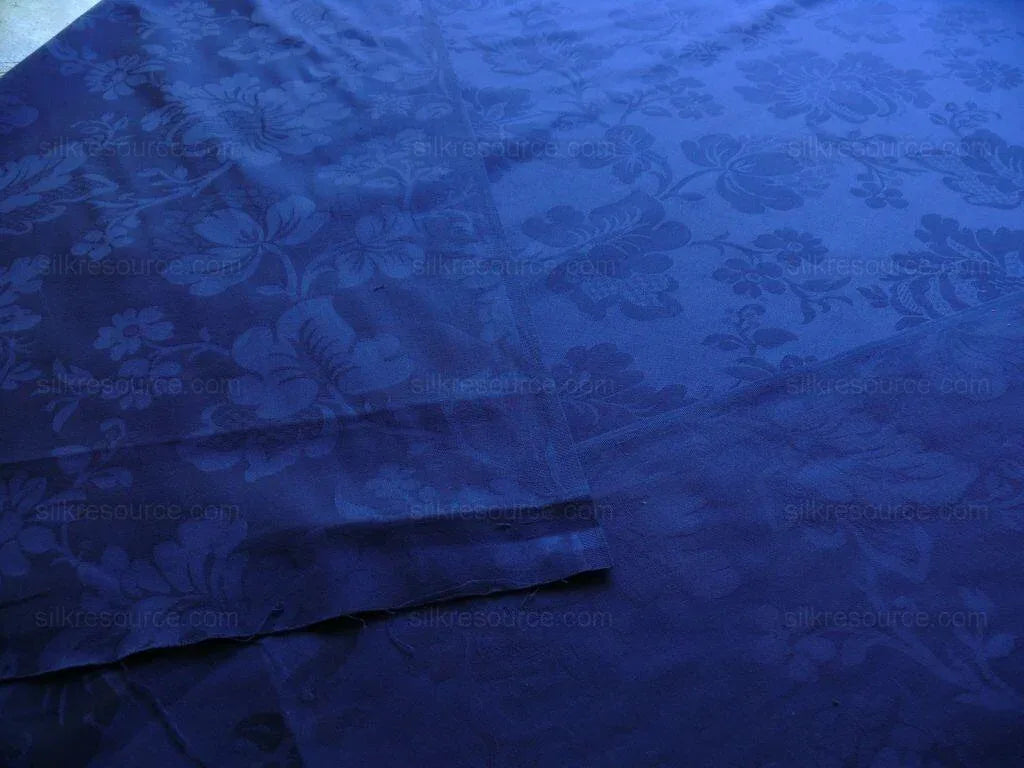 Kravet Stunning Damask Jacobean Floral In Deep Indigo Blue Bty MSRP USD150/y