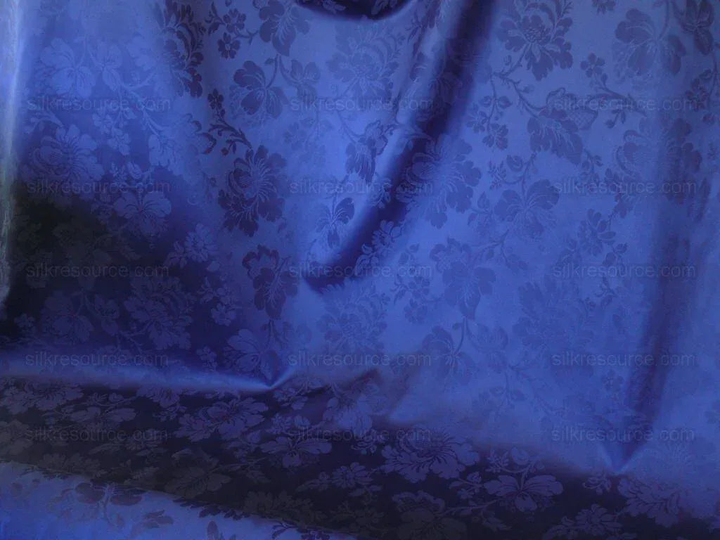 Kravet Stunning Damask Jacobean Floral In Deep Indigo Blue Bty MSRP USD150/y