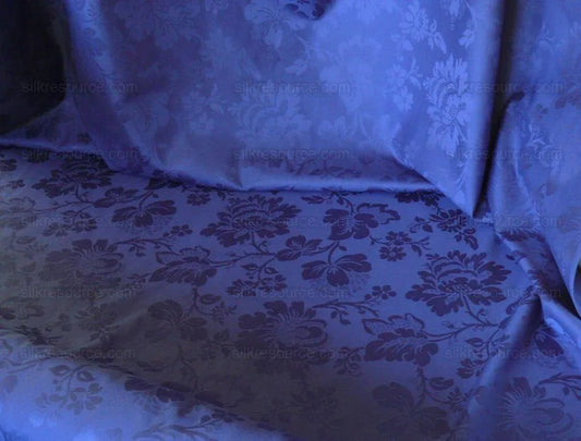 Kravet Stunning Damask Jacobean Floral In Deep Indigo Blue Bty MSRP USD150/y