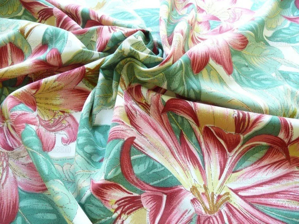 Brunschwig & Fils Granada Adaptation Printed Rhododendron
