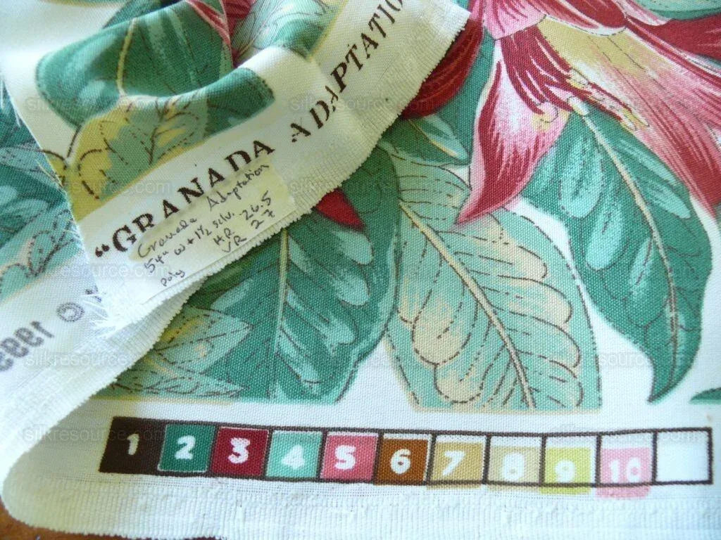 Brunschwig & Fils Granada Adaptation Printed Rhododendron