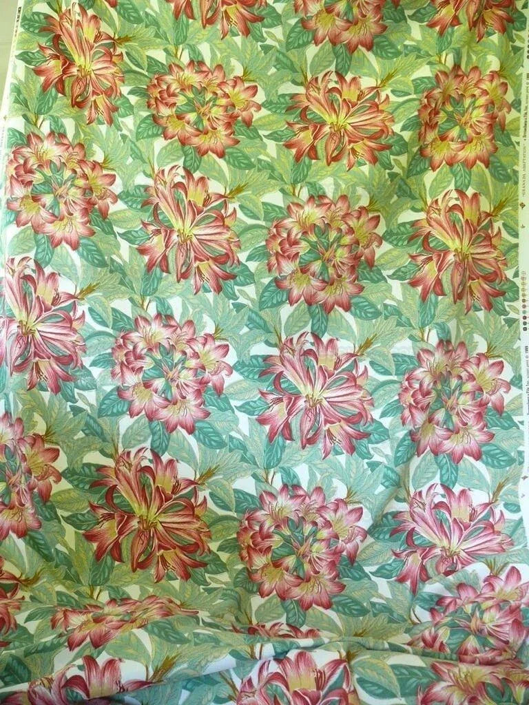 Brunschwig & Fils Granada Adaptation Printed Rhododendron