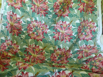 Brunschwig & Fils Granada Adaptation Printed Rhododendron