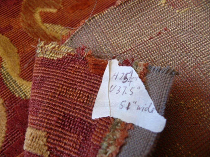 Clarence House Tapestry Epingle Brahmaputra In Red Orange Bty