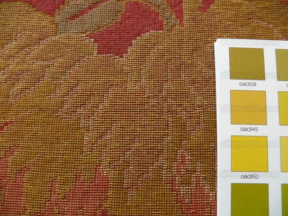 Clarence House Hot Pink Large Floral Lampas 1.2y