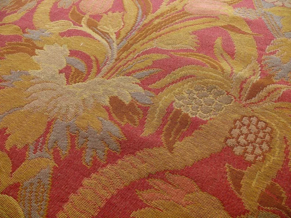 Clarence House Hot Pink Large Floral Lampas 1.2y