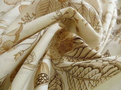 1.75y Clarence House Avignon Linen Print Natural Grey Natural