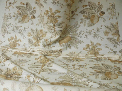 1.75y Clarence House Avignon Linen Print Natural Grey Natural