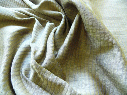 Kravet Silver Blue Wool Silk W/brown Reversible