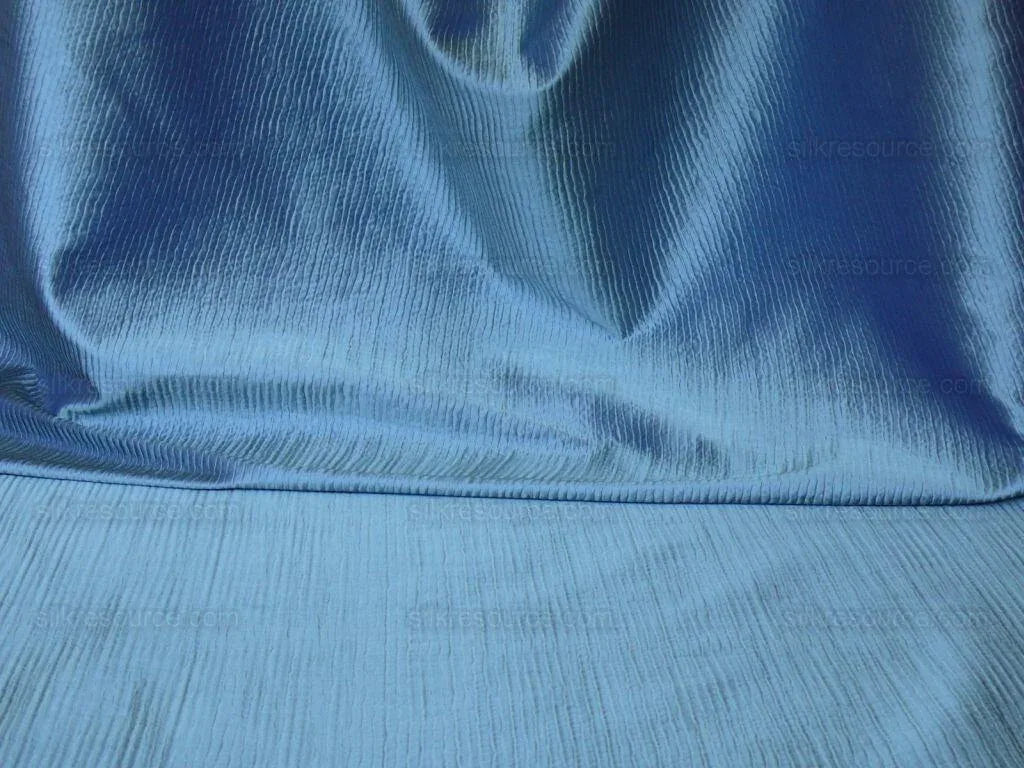 Kravet Silver Blue Wool Silk W/brown Reversible