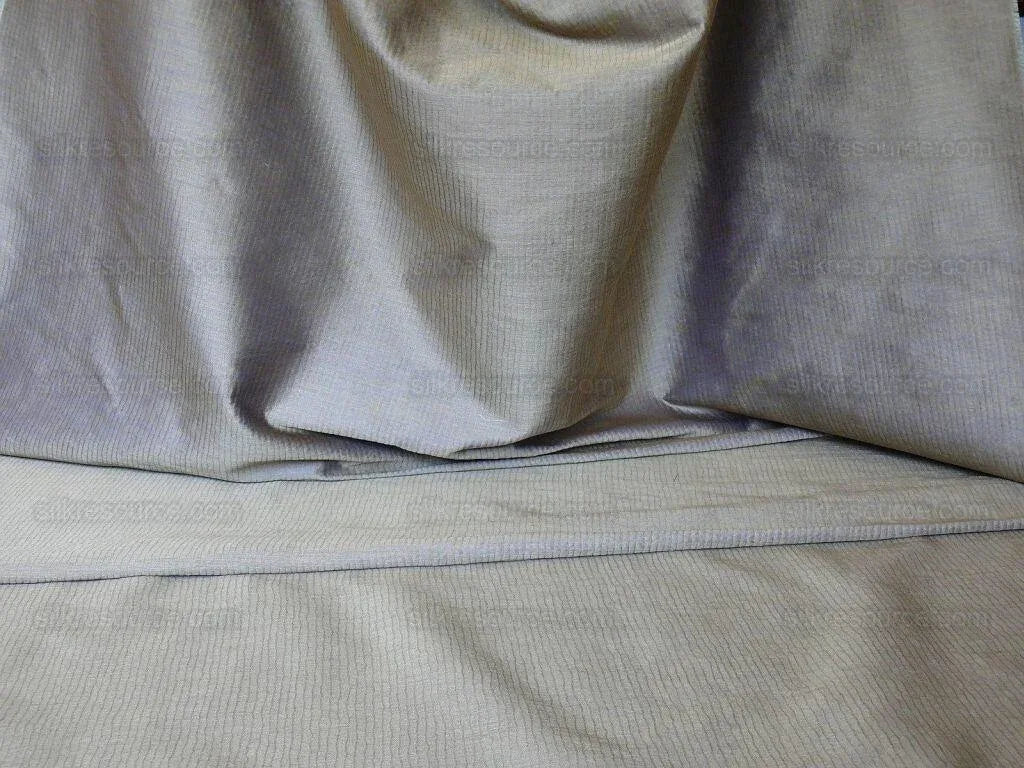 Kravet Silver Blue Wool Silk W/brown Reversible