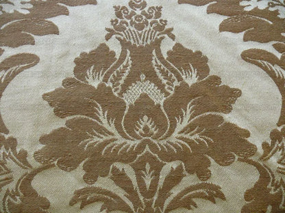 Vervain Italian Linen Damask In Muted Golden Fall MSRP USD 200/y