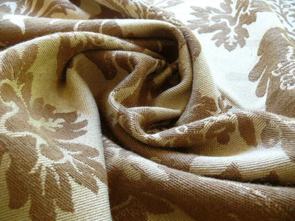 Vervain Italian Linen Damask In Muted Golden Fall MSRP USD 200/y