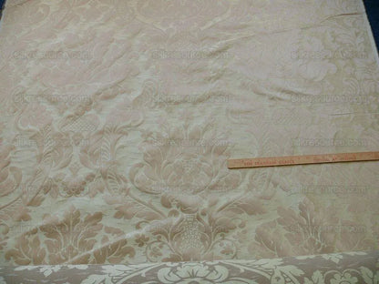 by yard Schumacher "julia" Italy Silk Lampas Ren Baby Green and griege MSRP US300+