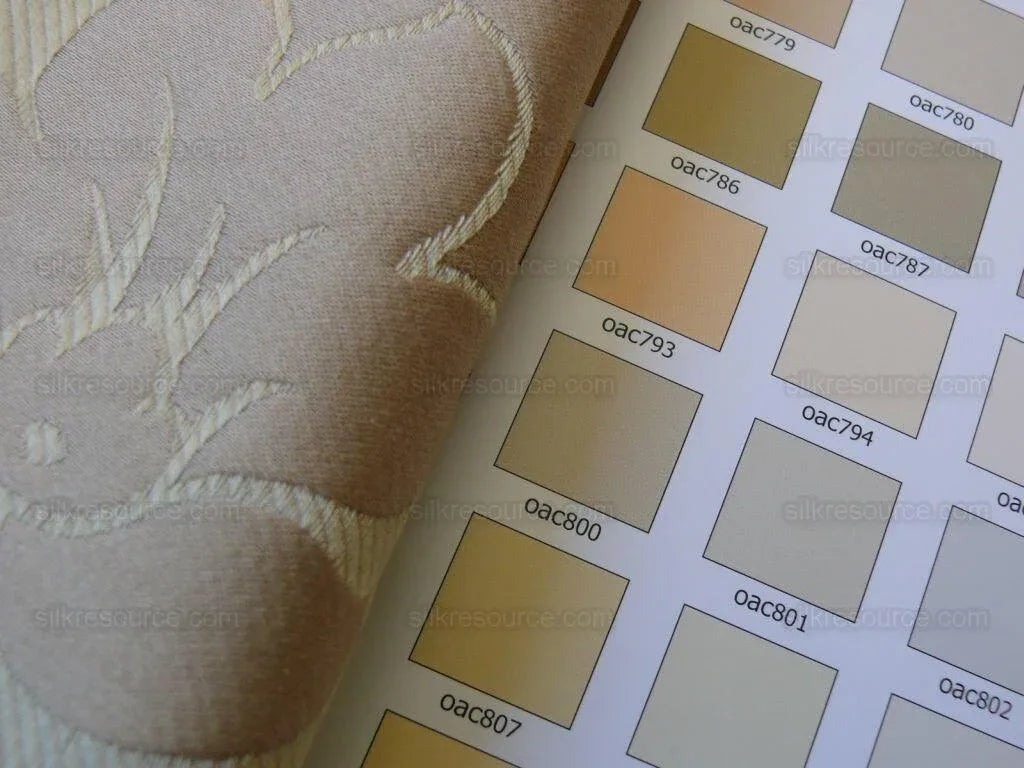 by yard Schumacher "julia" Italy Silk Lampas Ren Baby Green and griege MSRP US300+