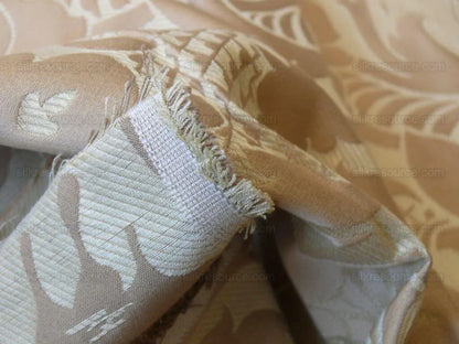 by yard Schumacher "julia" Italy Silk Lampas Ren Baby Green and griege MSRP US300+