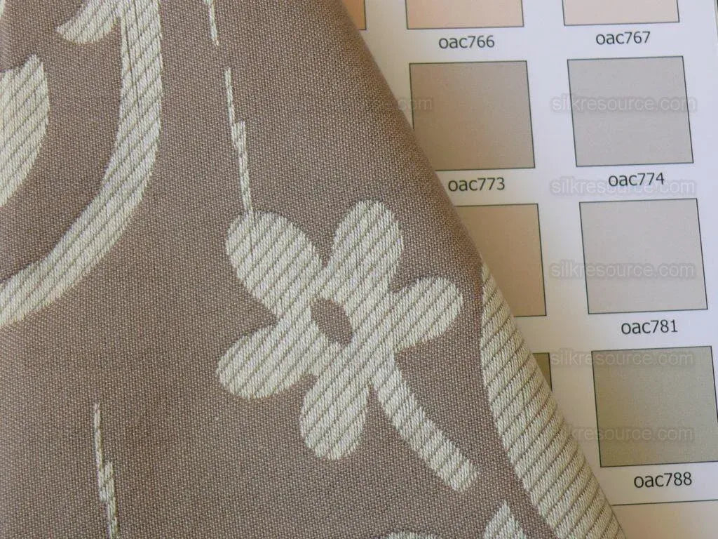 by yard Schumacher "julia" Italy Silk Lampas Ren Baby Green and griege MSRP US300+