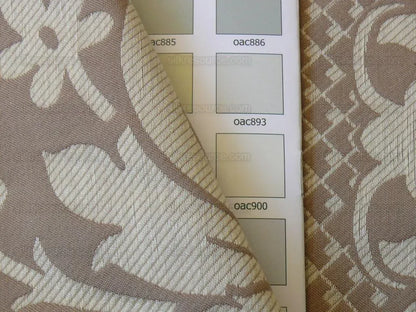 by yard Schumacher "julia" Italy Silk Lampas Ren Baby Green and griege MSRP US300+