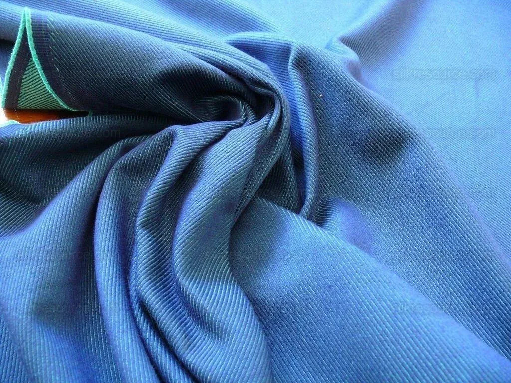 Scalamandre Cross Dye Rich Kelly Green &amp; Deep Blue Cotton Reversible BY Yard