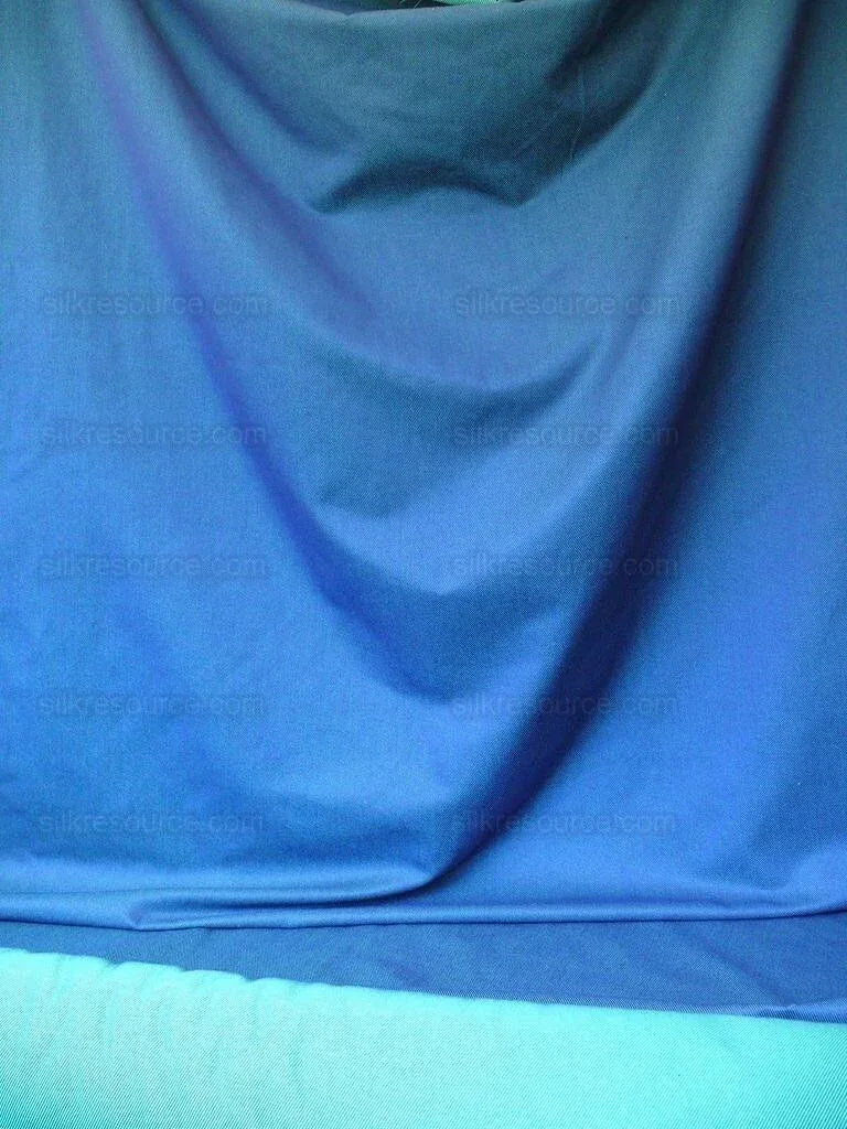 Scalamandre Cross Dye Rich Kelly Green &amp; Deep Blue Cotton Reversible BY Yard