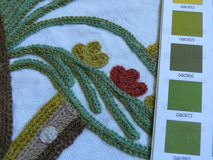 Clarence House Monkey Crewel Jembala Small Scale MSRP USD688/y