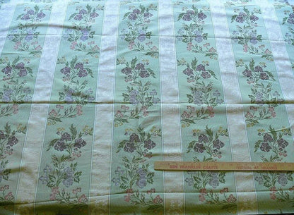 Fabricut Roven Ritz Paris Italian Made Teaberry Green Lavndr/pnk