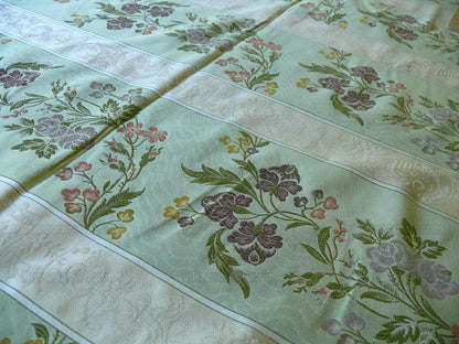 Fabricut Roven Ritz Paris Italian Made Teaberry Green Lavndr/pnk
