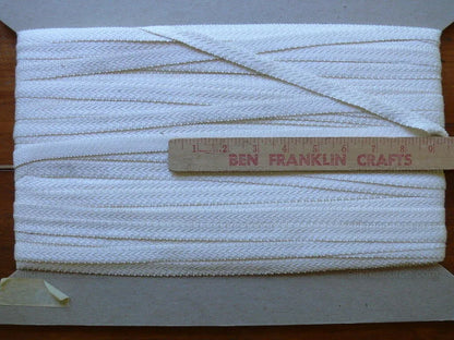 Scalamandre Snow White Gimp Trim 0.5" Wide Rayon Bty
