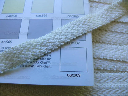 Scalamandre Snow White Gimp Trim 0.5" Wide Rayon Bty