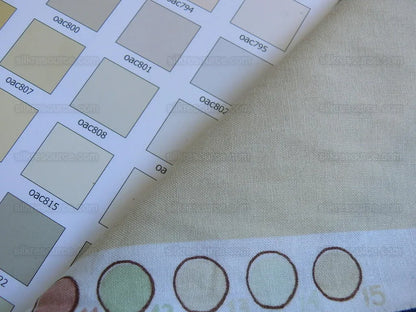 Clarence House English Spring Rose Tulip Pink Blue Green on Tan Botanical Printed Cotton Chintz BY Yard