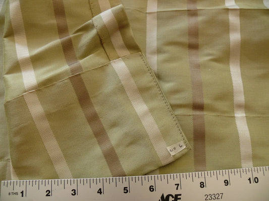 Coraggio Textile Fabric 3yard from Italy Highest Quality Silk Stripe Green Purple Gray Renaissance MSRP USD 300+/yard