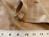 Coraggio Textile Fabric 3yard from Italy Highest Quality Silk Stripe Brown Beige Renaissance MSRP USD 300+/yard