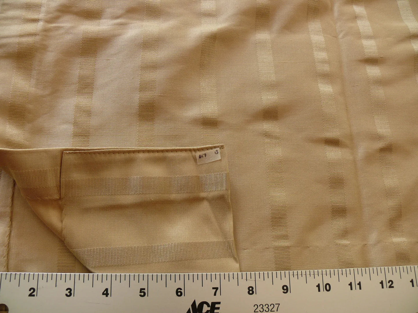 Coraggio Textile Fabric 3yard from Italy Highest Quality Silk Stripe Brown Beige Renaissance MSRP USD 300+/yard