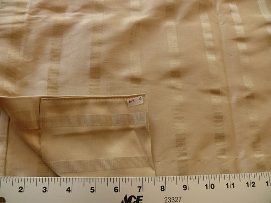 Coraggio Textile Fabric 3yard from Italy Highest Quality Silk Stripe Brown Beige Renaissance MSRP USD 300+/yard