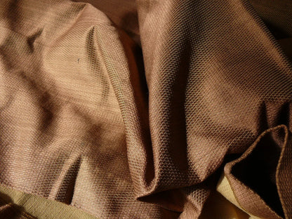 3yard Coraggio Textile Fabric from Italy Solid Brown MSRP USD 300+/yard