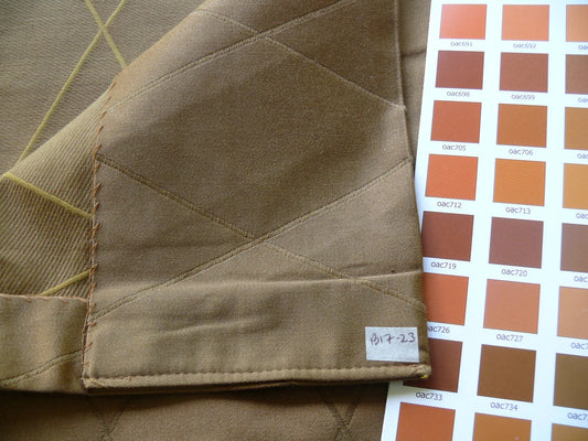3yard Coraggio Textile Fabric from Italy Highest Quality Brown Thick Diamond MSRP USD 300+/yard